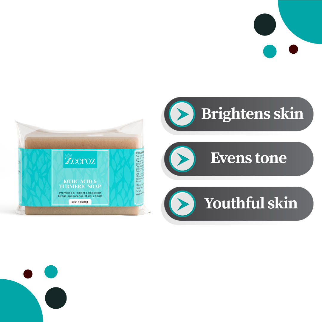 Zeeroz Kojic Acid & Turmeric Soap